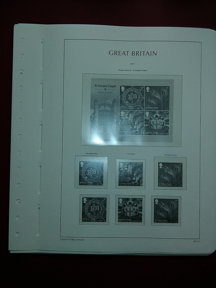LIGHTHOUSE Commemorative Hingeless album pages Great Britain 2017 Used R2017