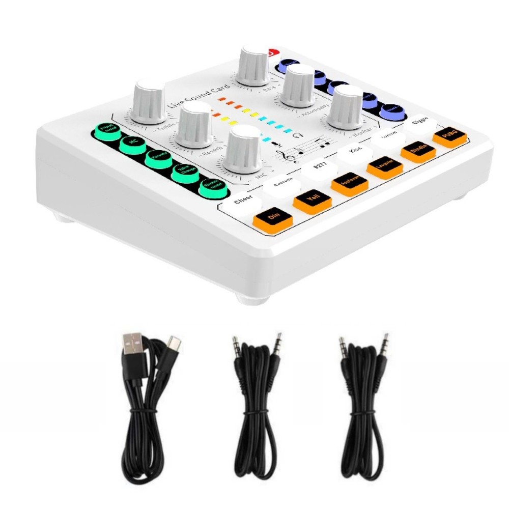 M8 Home-use Sound Card Versatile Sound Effects Multi-function Audio Equipment