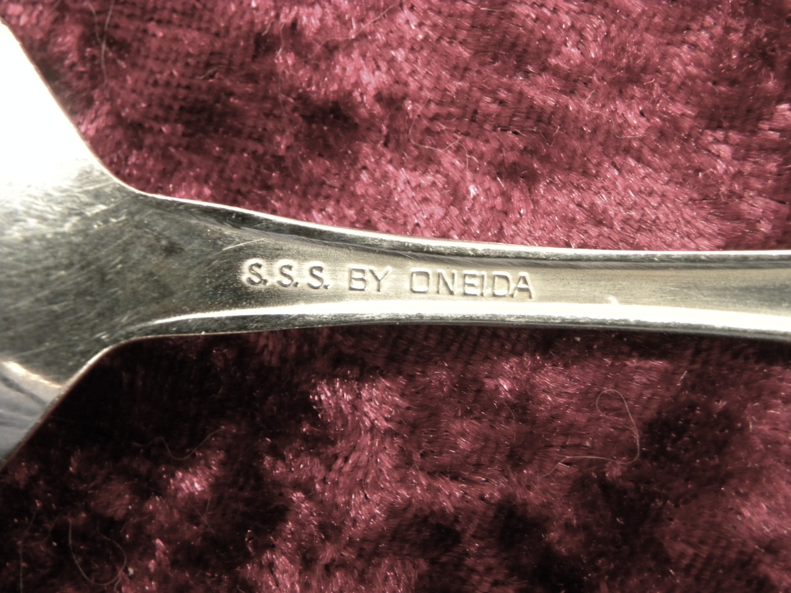 Bourbon / Hapsburg 3 Dinner Forks Oneida SSS Stainless Steel USA Very Shiny