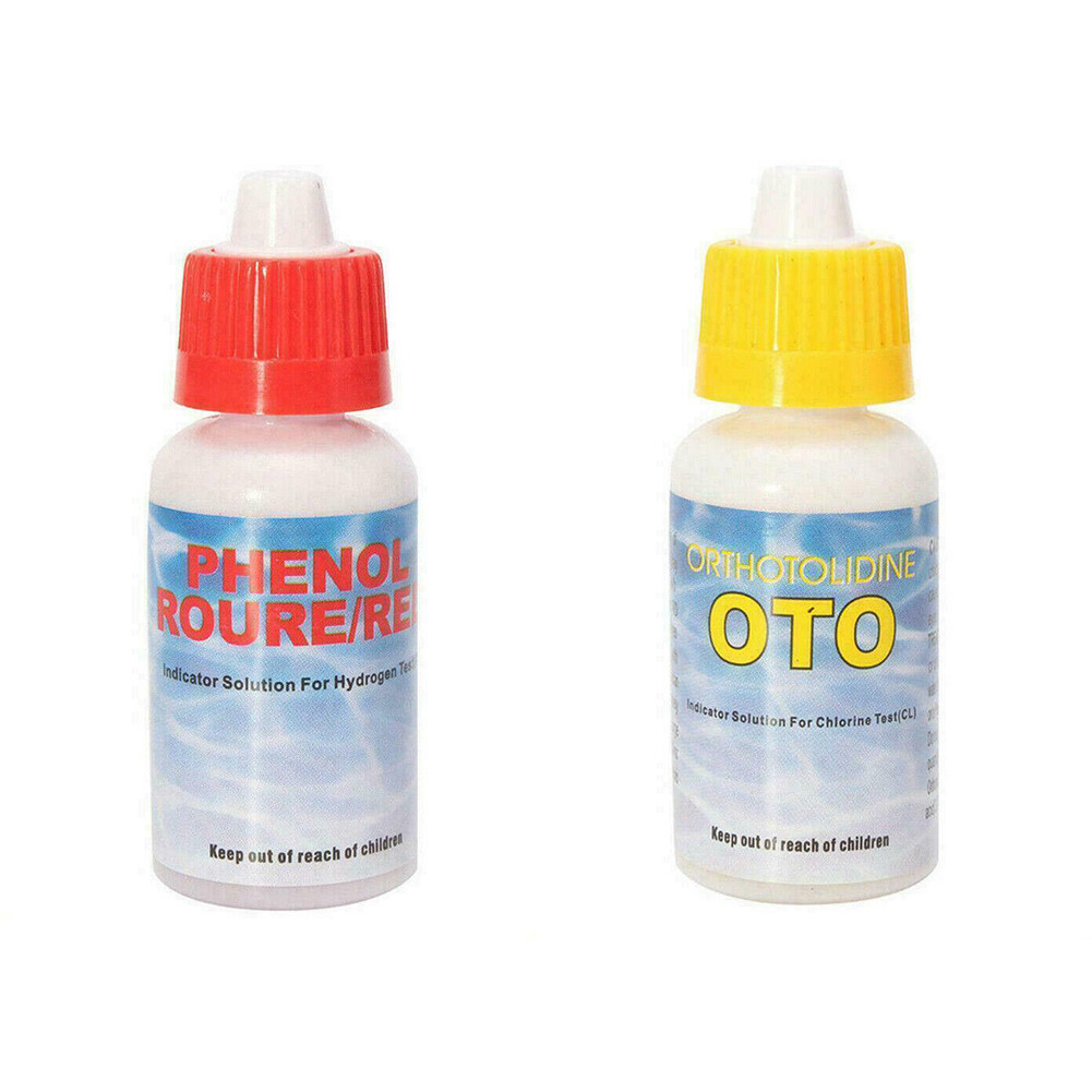 US 1-2 Pack Essential Ph & Chlorine Levels Swimming Pool Spa Water Test Kit