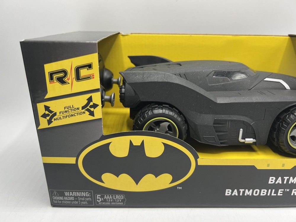 Batman Batmobile RC Full Function Remote Control Car Easy To Drive Approx. 9"
