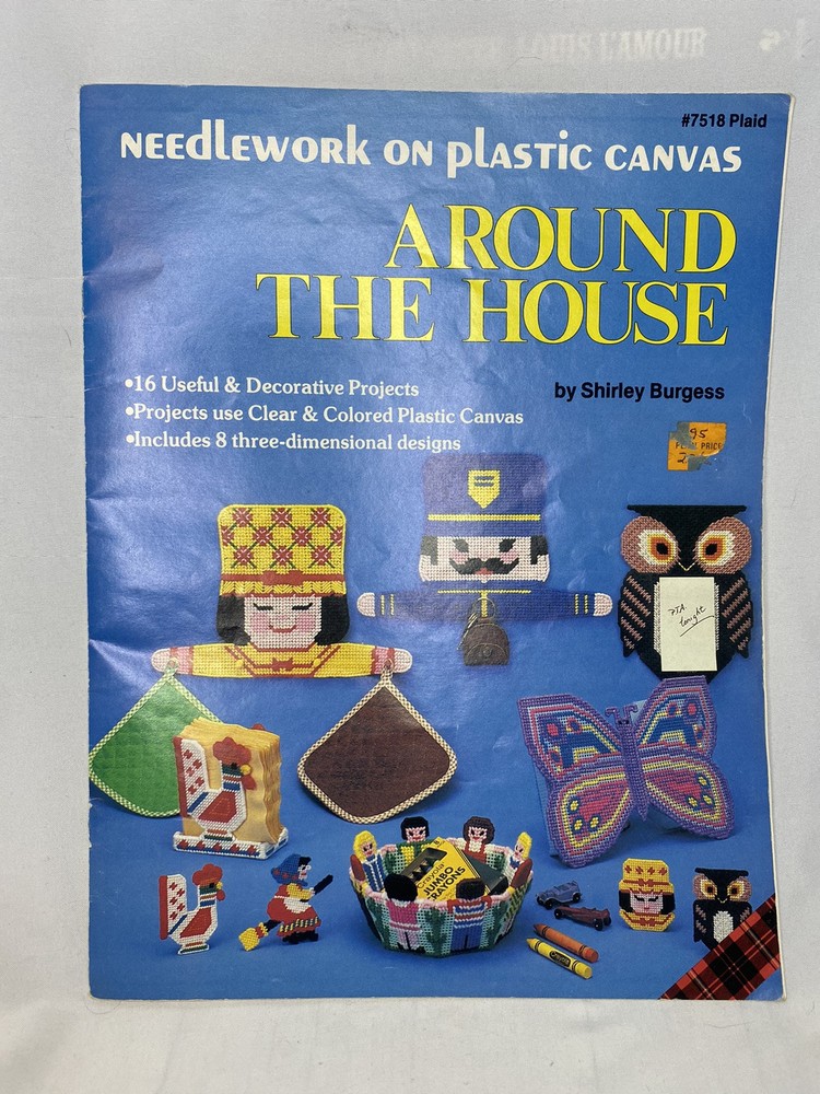 Around The House 16 Plastic Canvas Patterns Projects