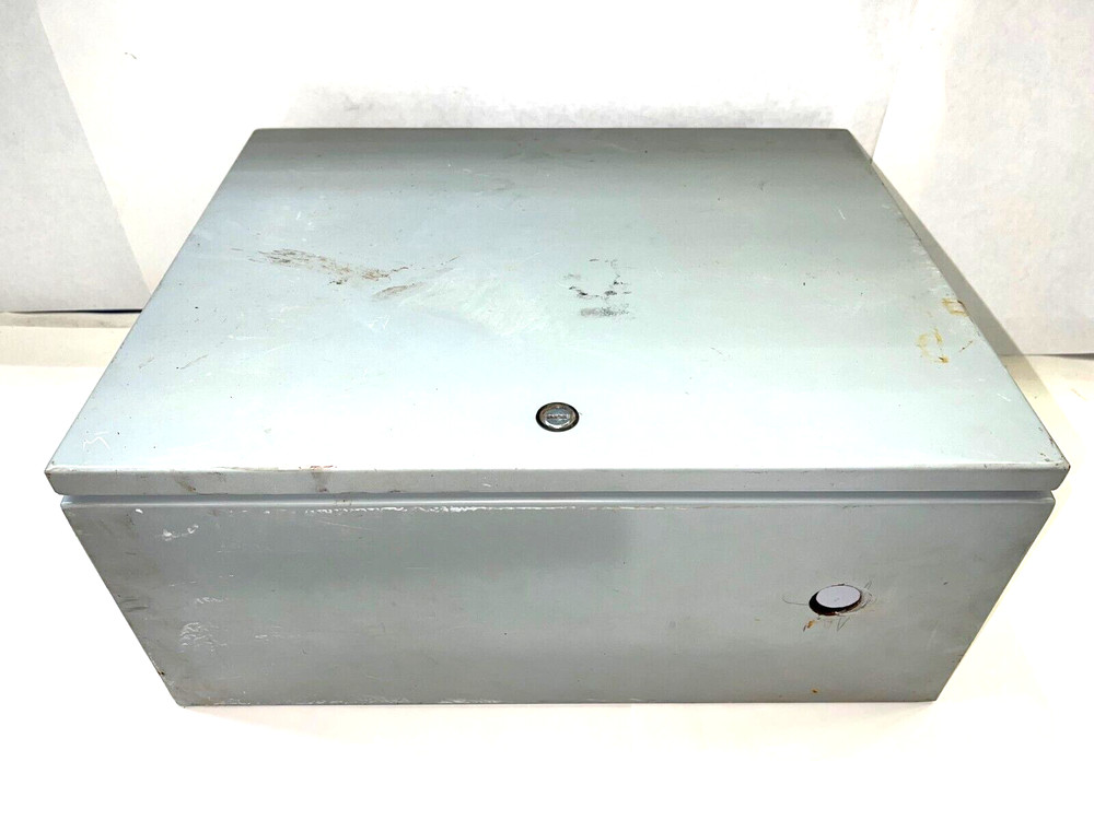HOFFMAN INDUSTRIAL CONTROL PANEL ENCLOSURE C-SD20168 TYPE 4, 12 SINGLE DOOR