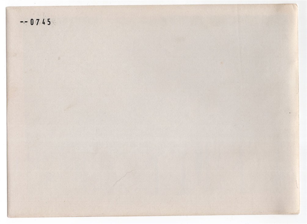 WWI French Soldier Outside Ruins of Dugout Bunker 5x7 Original Photo