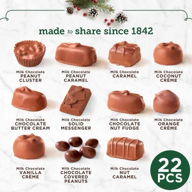 2 BOX Whitman's Sampler Chocolate Gift Box Assorted Milk Chocolates 10oz