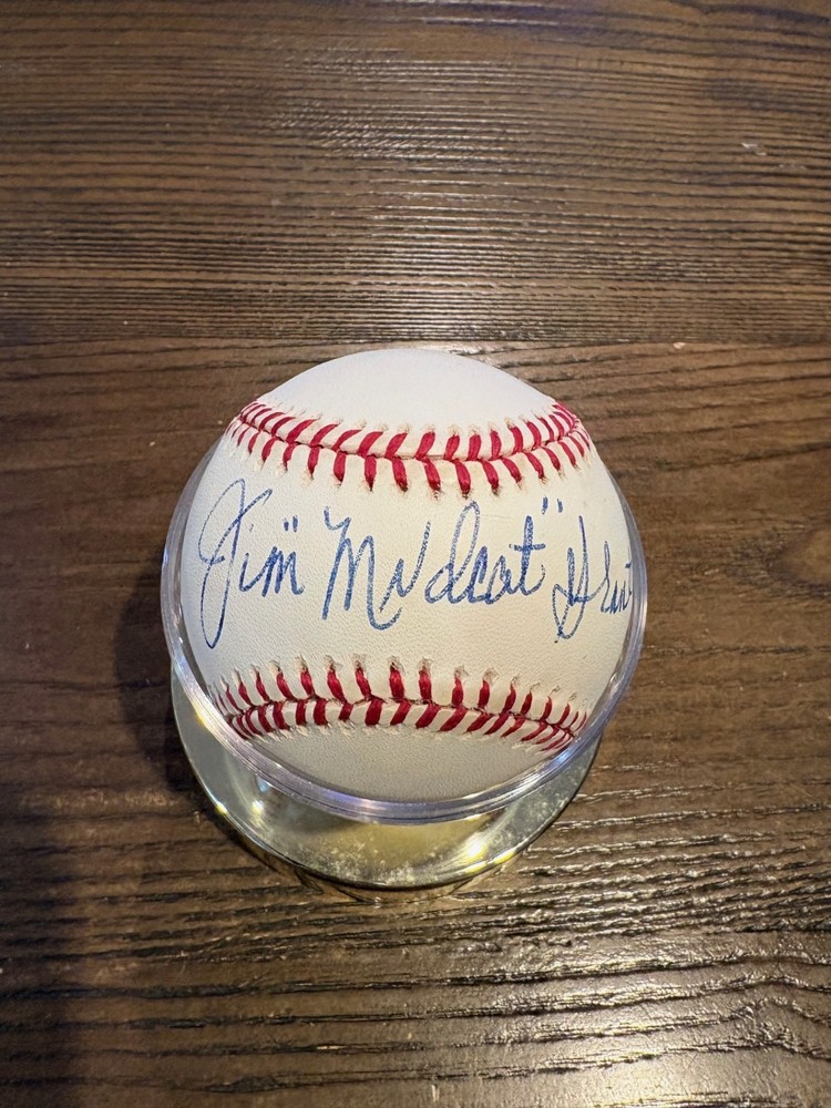 JIM    MUDCAT     GRANT    MLB      SIGNED     BASEBALL