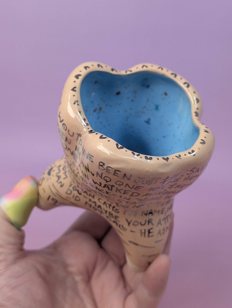 "Stand Back" Vase