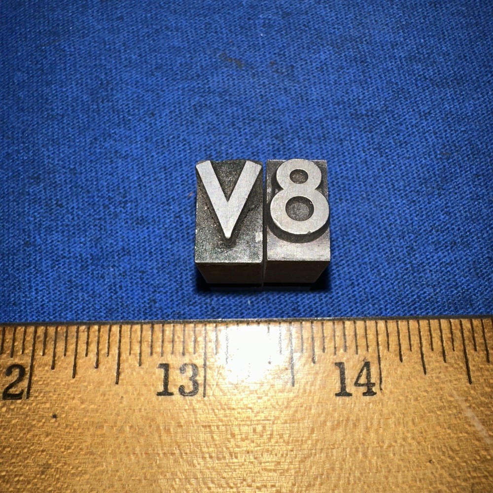 Printing Blocks ( V8 ) Lead Blocks Small