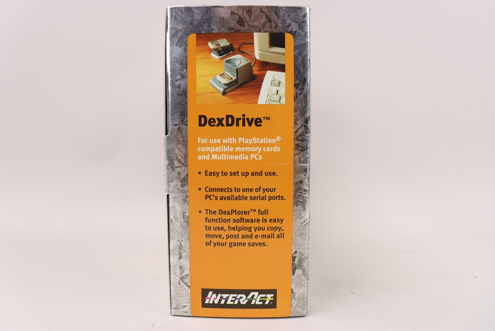 InterAct DexDrive Sony PlayStation PS1 Game Save Exchange System PC NOS NIB