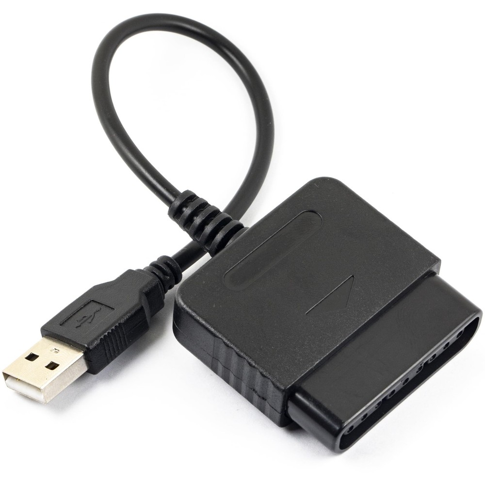 2 PCS USB to Wired Controller Adapter Cable for PS2 PS3 10 Inch Converter
