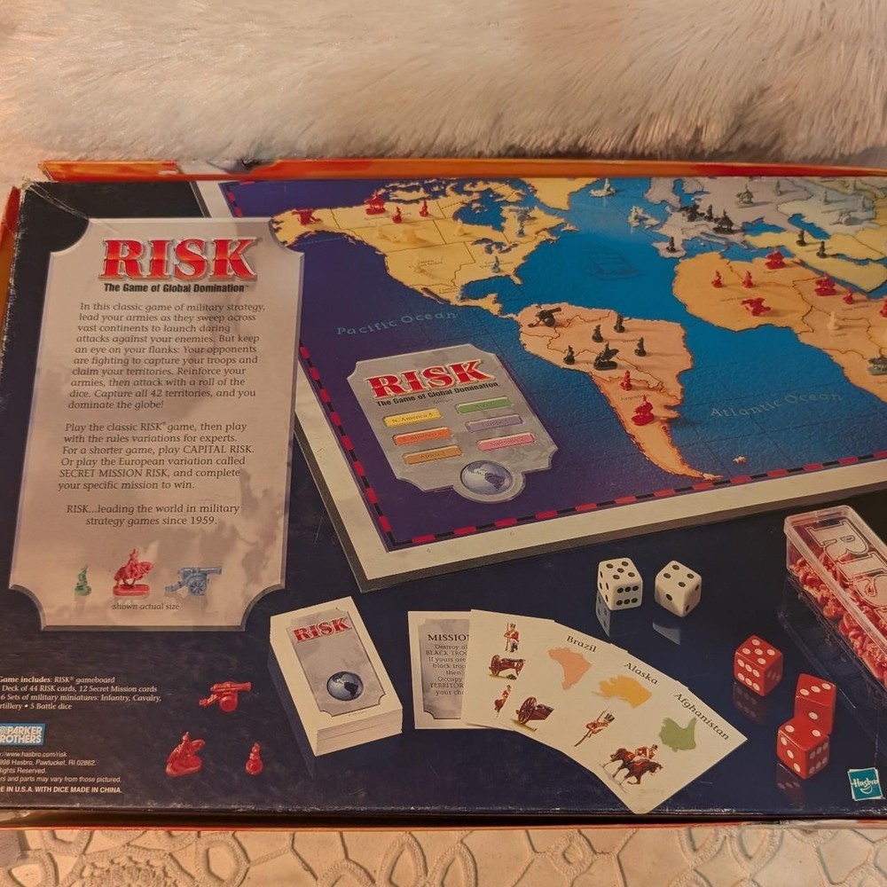 Risk board game 1998 - a classic strategy game...