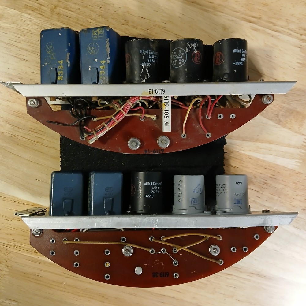 Pair 1960's Vintage GPL 6119-13 Input Amplifier Drop-In Assembly Sections