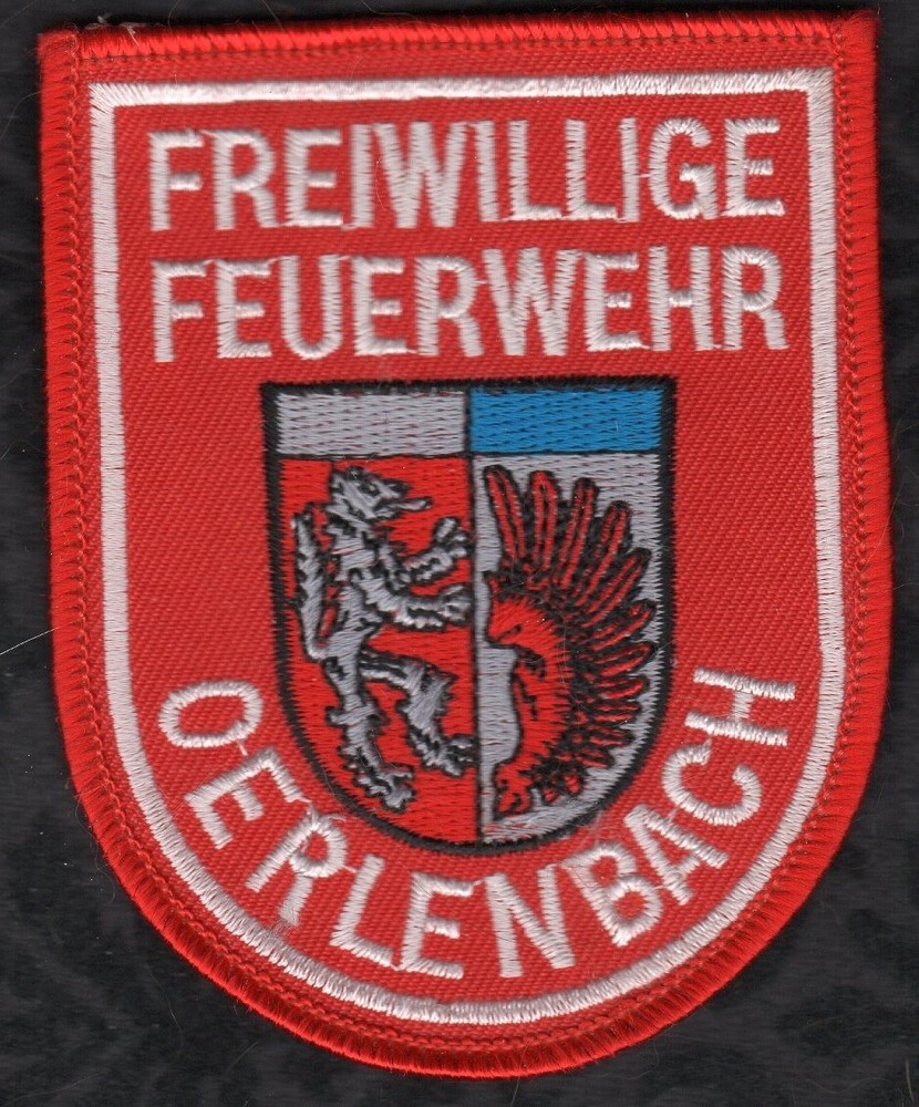 Freiwillige Feuerwehr Oerlenbach Germany Fire Shoulder Patch