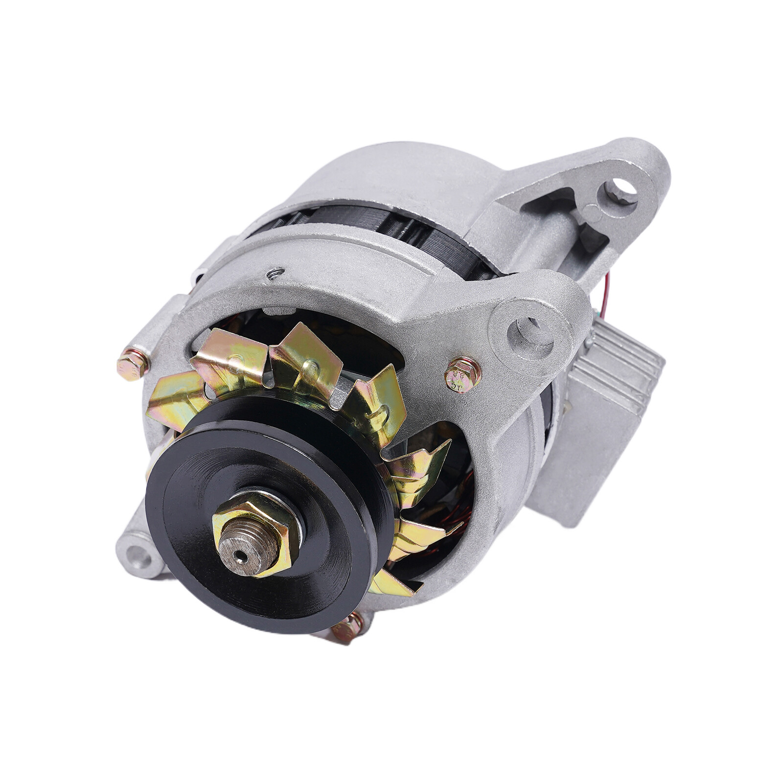 1KW PMA Permanent Magnet Generator AC Brushless Low Rpm Alternator Double Wheel