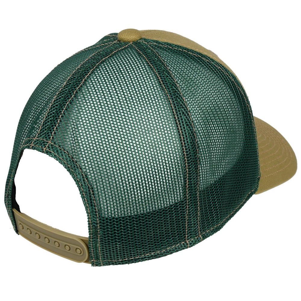 Realtree Antlers Mesh Back Cap- Khaki/Forest Green