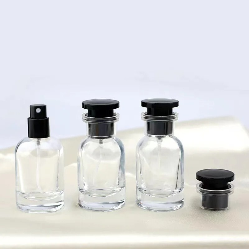 4Pcs - Empty Refillable Travel Glass Perfume Bottle With Spray Atomizer 30 ml