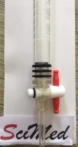50 ml Burette CYLINDER HEAD CC KIT Poly-methyl acrylate Plastic
