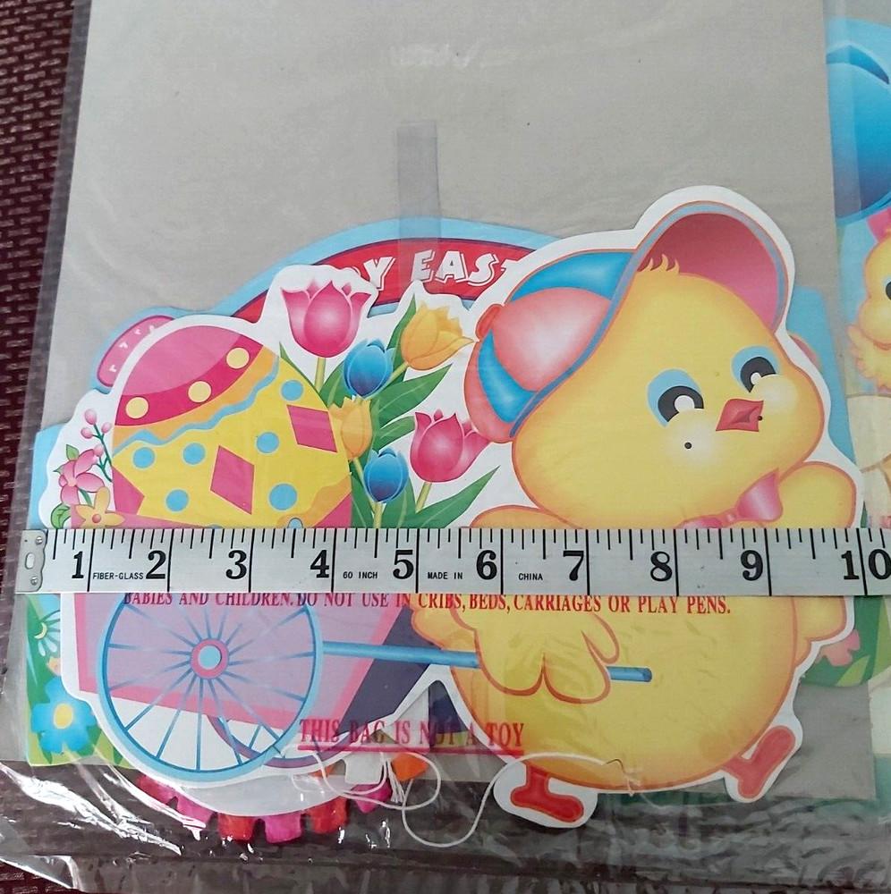 Easter Traditions Hanging Wall Cutouts with Honeycomb Eggs 2 Different Sets