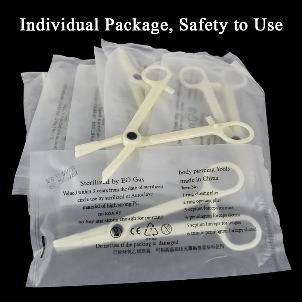 Belly Piercing Kit 16Pcs Belly Button Piercing Kit Includes 2Pcs 14G Belly Bu...