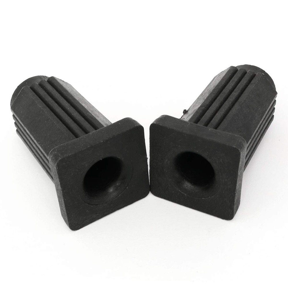 heyous 4PCS Plastic Caster Sleeve Square Insert Black Socket...