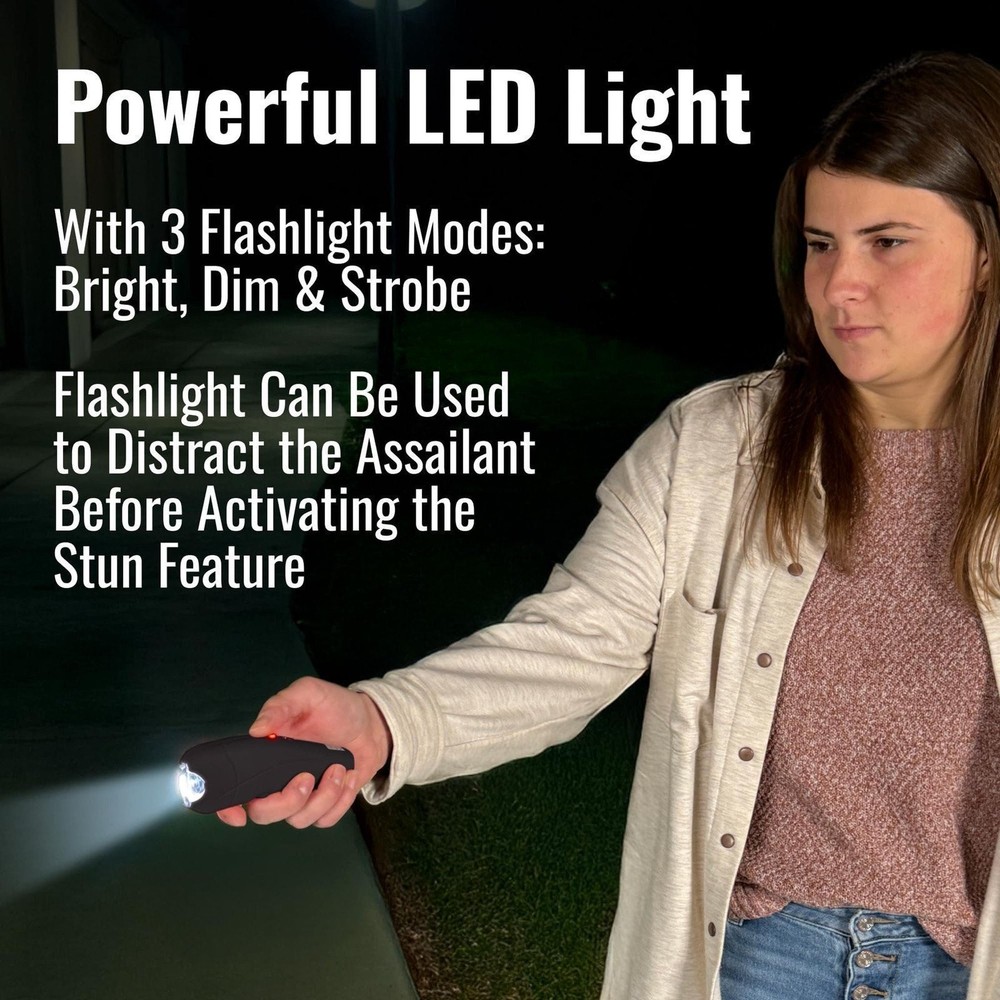 Ergo Stun Device with Bright LED