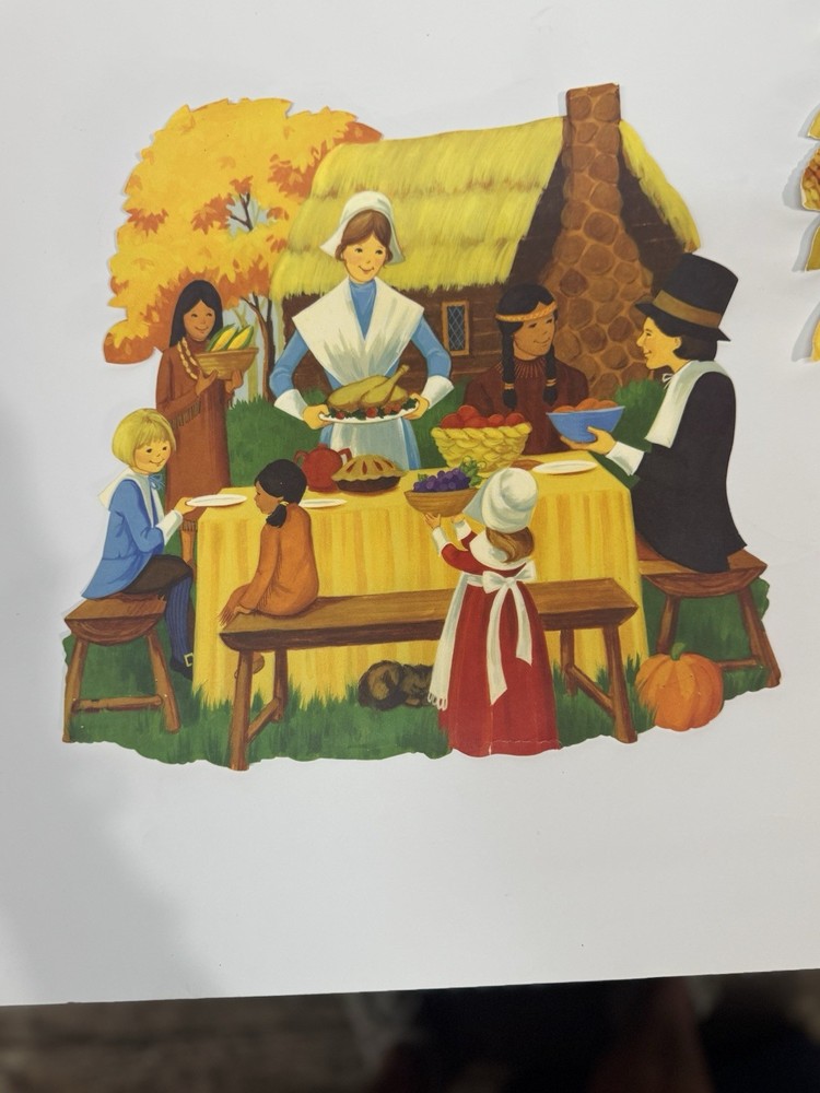 Decorations Fall Thanksgiving Vintage 80s Hallmark