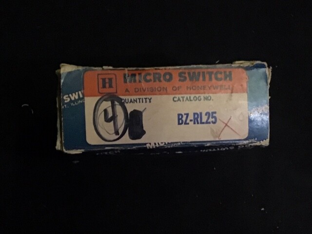 HONEYWELL BZ-RL25 MICRO SWITCH