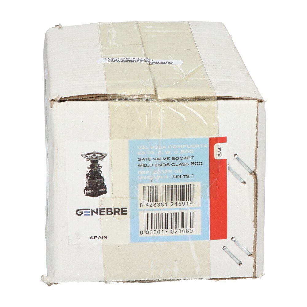 Genebre 2232S05 Gate Valve Socket New NFP Sealed