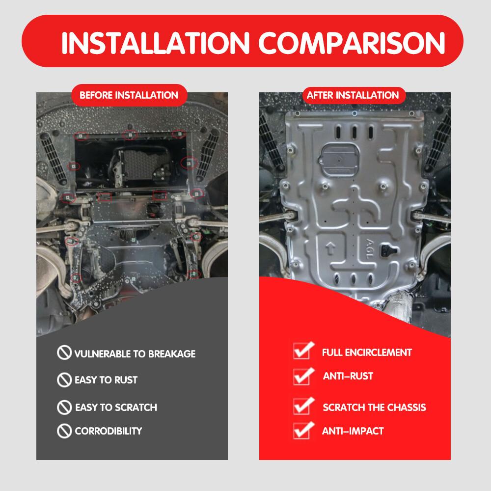 Engine Splash Guard For Audi A6 2019-2024 Under Engine Shield Cover Board