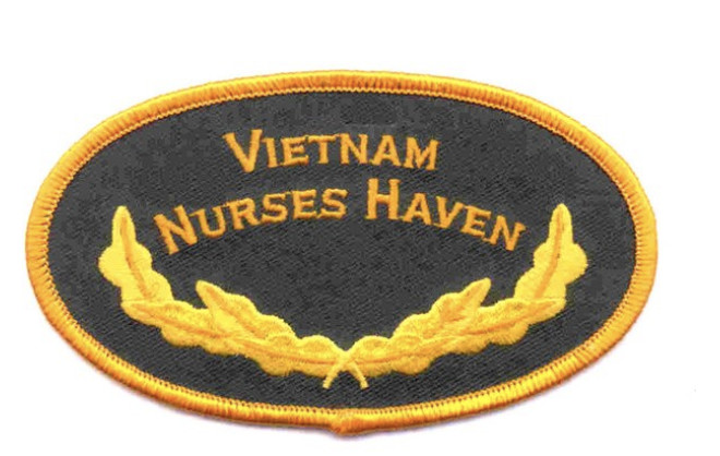 4.5" ARMY VIETNAM NURSES HAVEN CREST EMBROIDERED PATCH