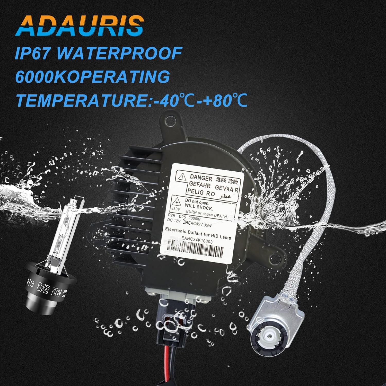 Xenon Ballast Igniter HID D2S Bulb Kit For 2007-2015 Infiniti G35 G37 Q40 Q50