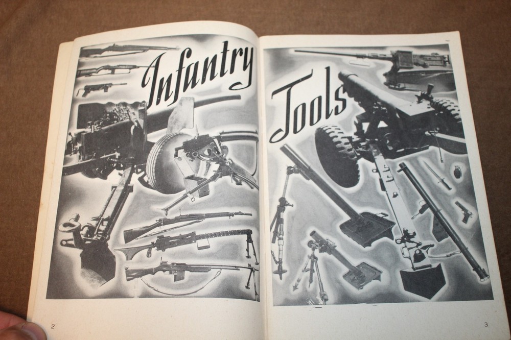 Original WW2 U.S. Army "IRTC" Infantry Training Booklet Named to GI w/Signatures