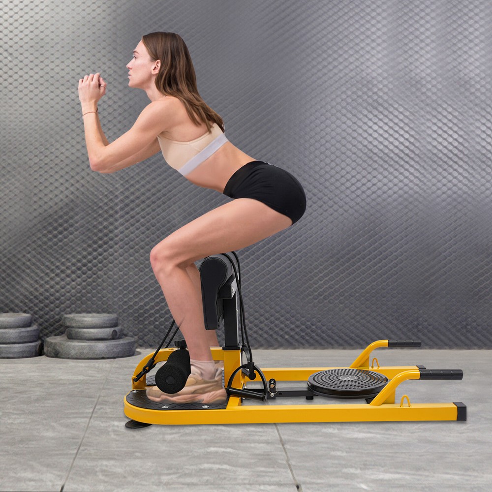 Multifunction Sissy Squat Machine Hip Thrust Machine Sit up Exercise Set U-shape