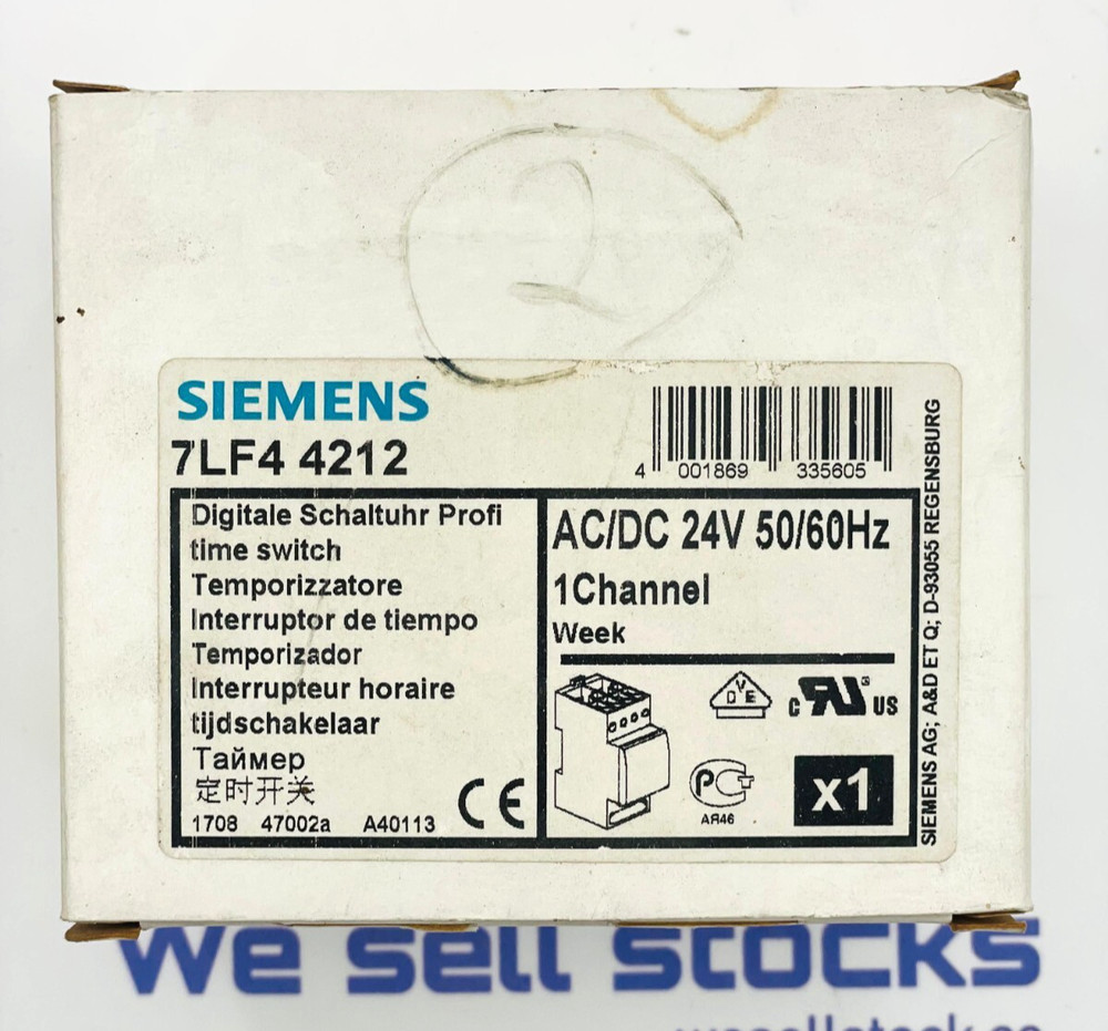 SIEMENS 7LF44212 Digital Time Switch
