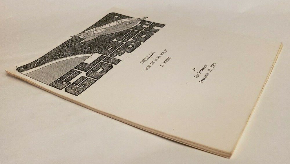 FLASH GORDON / Ted Pedersen 1979 TV Script, "Chapter Six: Into the Water World"