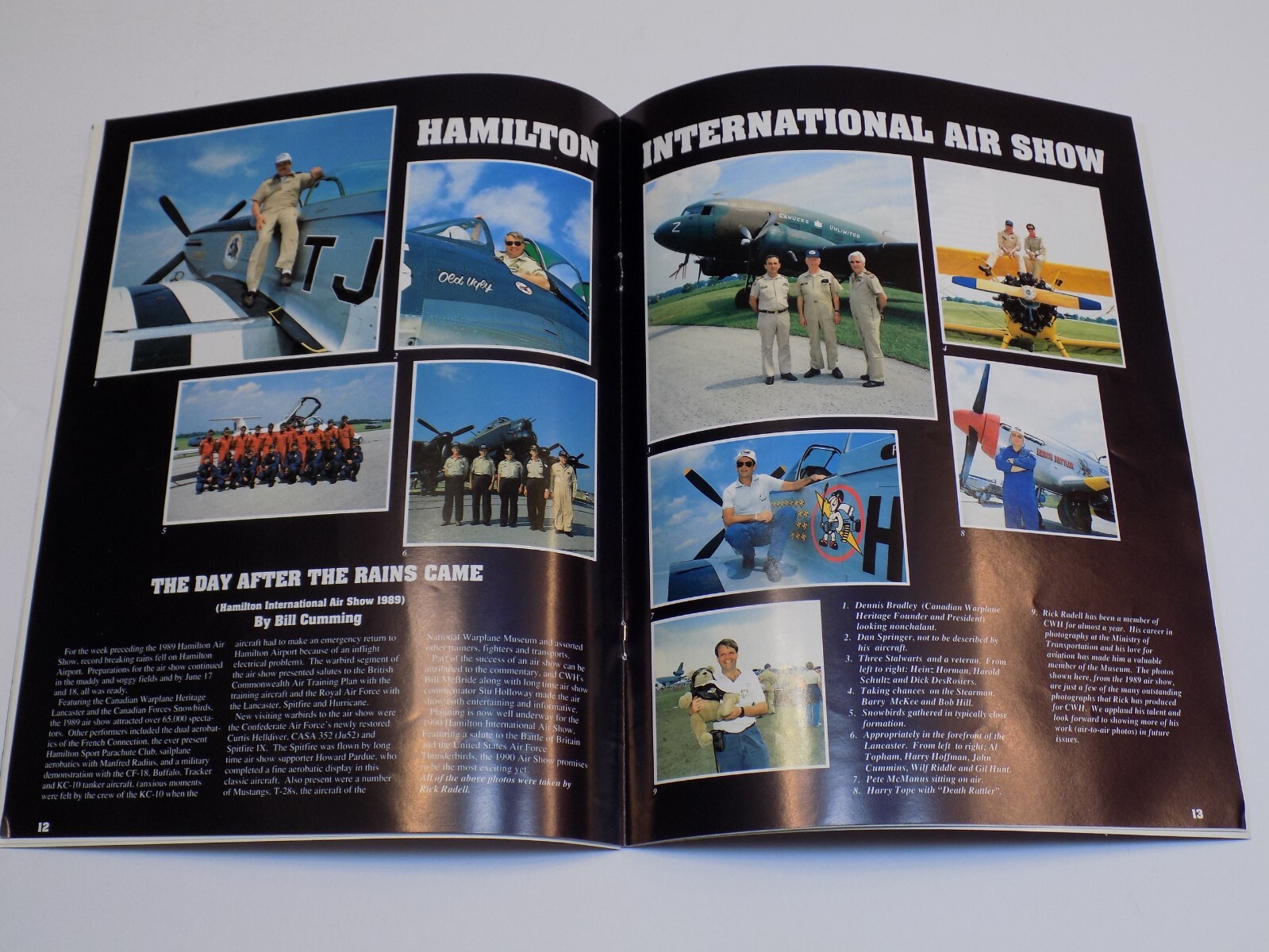 Flightlines Magazine April 1990 Canadian Warplane Heritage Firefly Hamilton Air