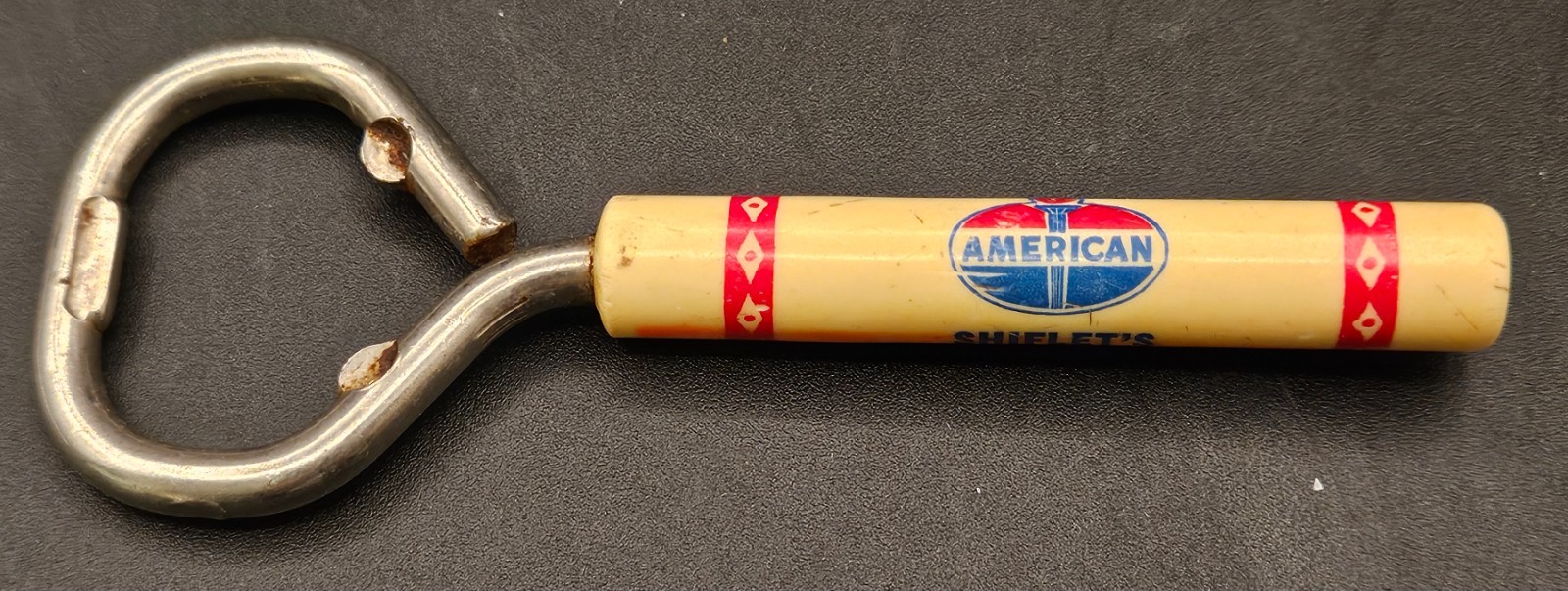 Vtg Amoco Gas Shiflet's Service Station Hinton VA Advertising Bottle Opener