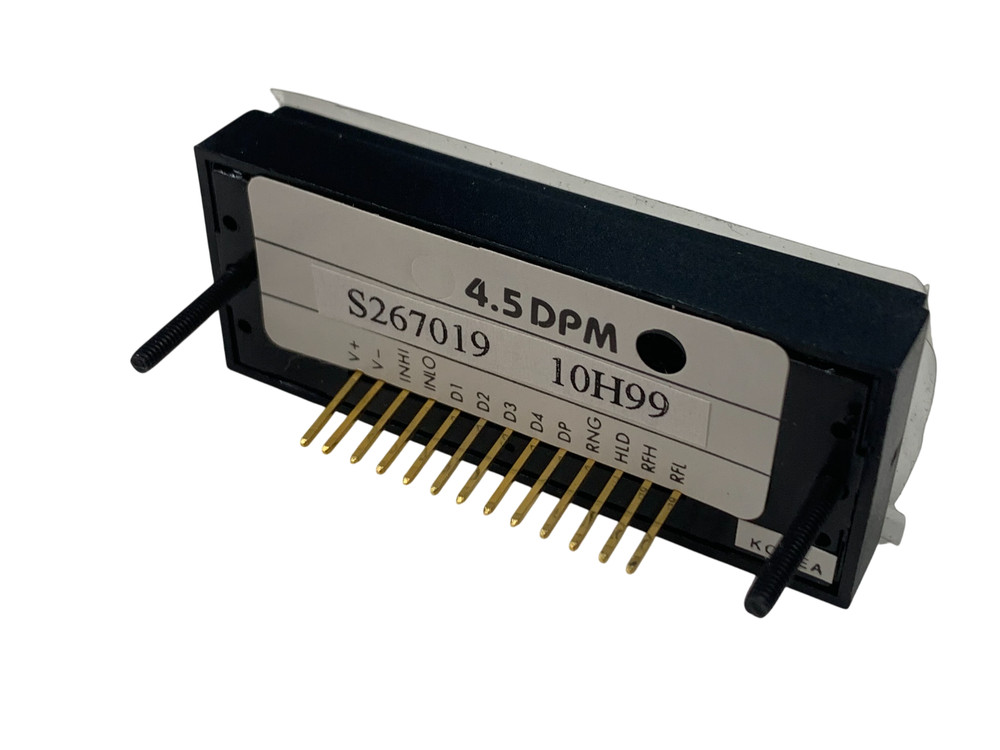 Summit S267019 Digital Panel Meter Voltmeter 2VDC LCD Panel Mount DK705 / 4W0190