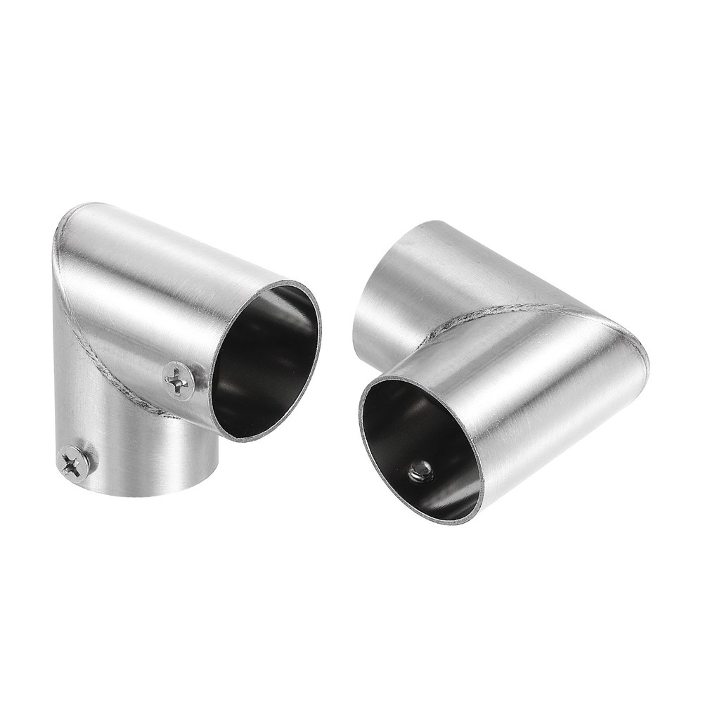 Cabinet Rod Bracket, 1.02" Two Way Elbow Flange Bracket