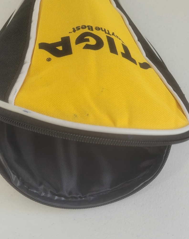 STIGA Table Tennis Paddle with Yellow & Black Case