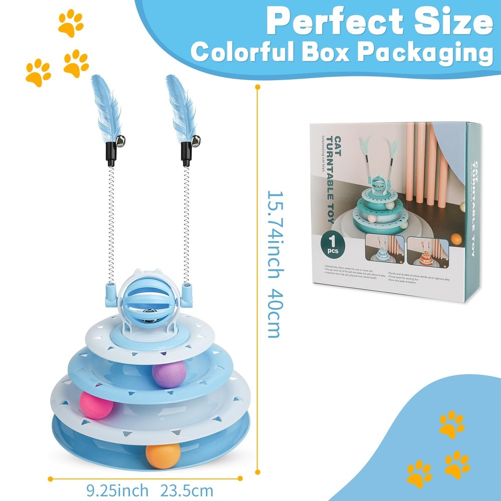 Goosheep Cat Toy Interactive Pet Plaything for Indoor Kitten Interactive Kitt...