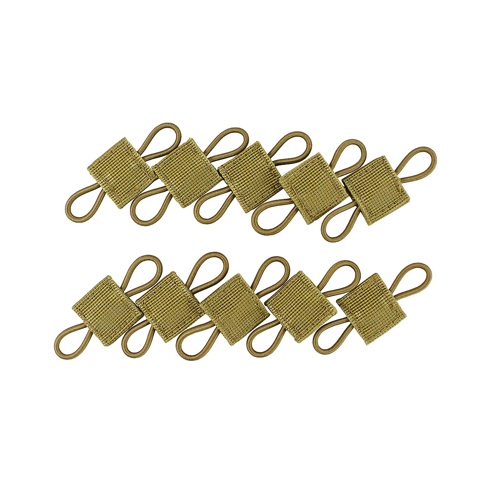 10pcs PTT Retainer Tactical MOLLE Webbing Strap Antennas Cable Organizer US