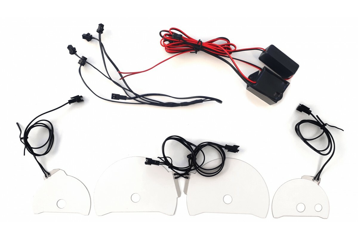 Dodge Challenger - Indiglo El Sheet Glow Gauge Plasma Dials Speedometer Sh