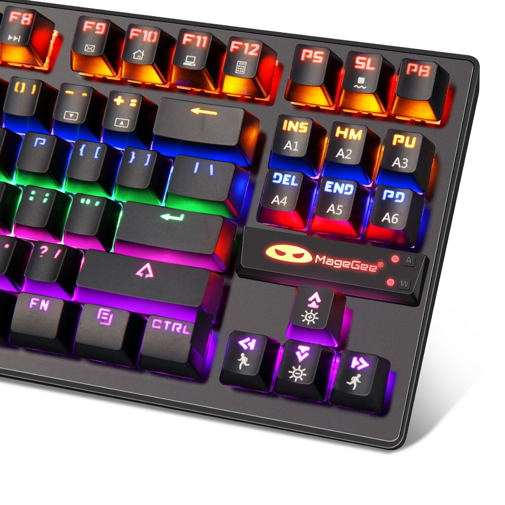 Mechanical Gaming Keyboard Computer Desktop and Mouse RGB Led Light Backlit