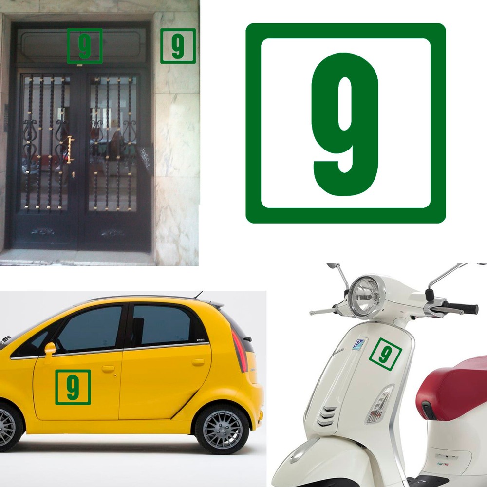 Number 9, Sticker Vinyl Versiónb v3c