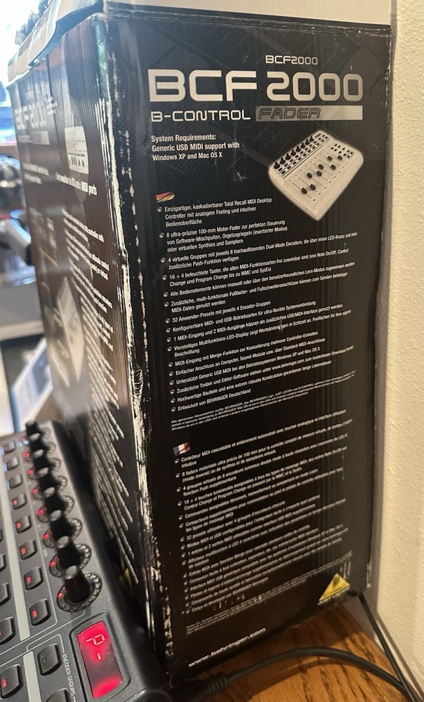 Behringer BCF2000 B-Control Fader USB Midi Controller with Motorized Faders