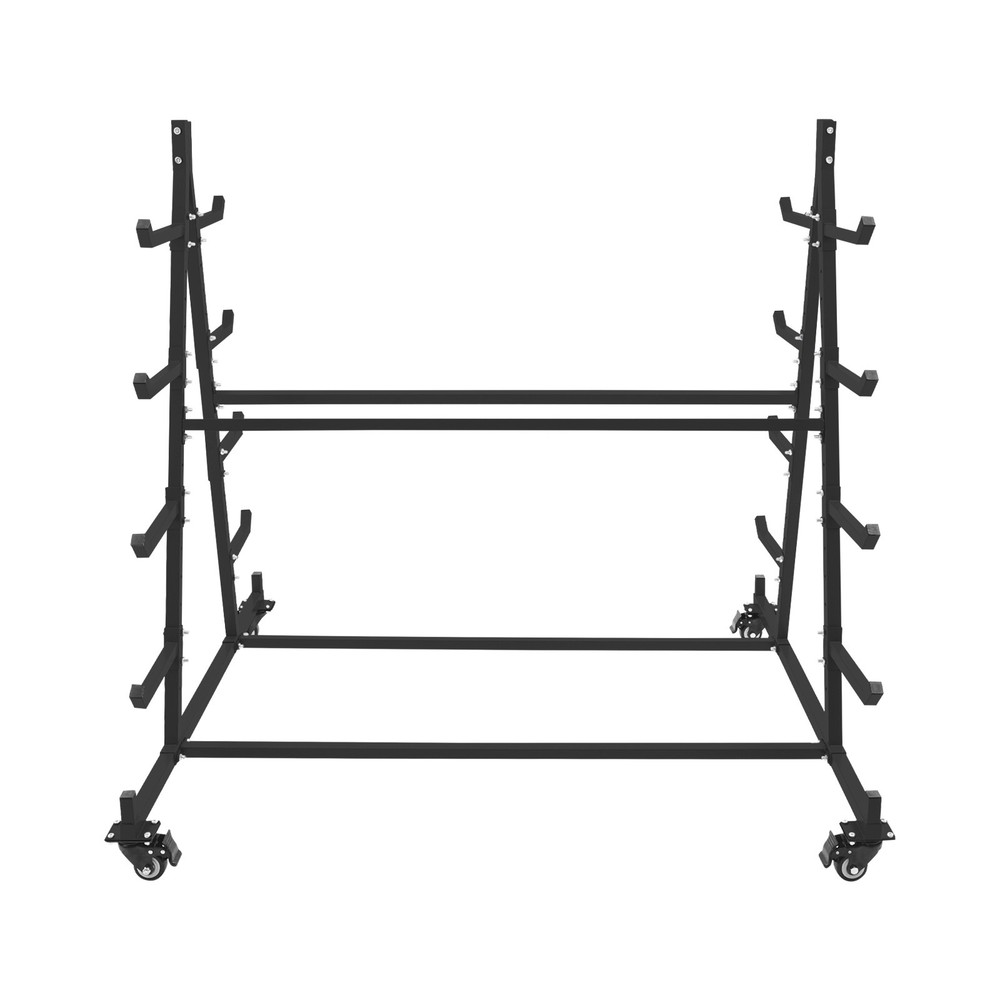 Horizontal Storage Rack w/Wheels Mobile Material Handling Conduit Pipe Rack