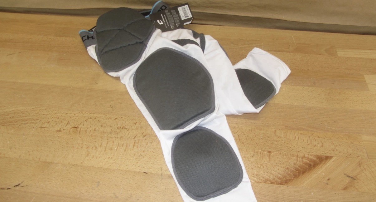 CHAMPRO Tri Flex 7-Pad Integrated Youth Girdle, WHITE , Medium