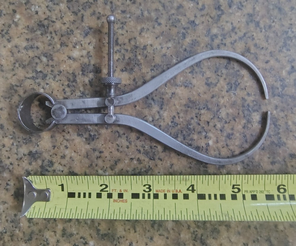 🗽 VINTAGE UNION TOOL 5" OD CALIPER