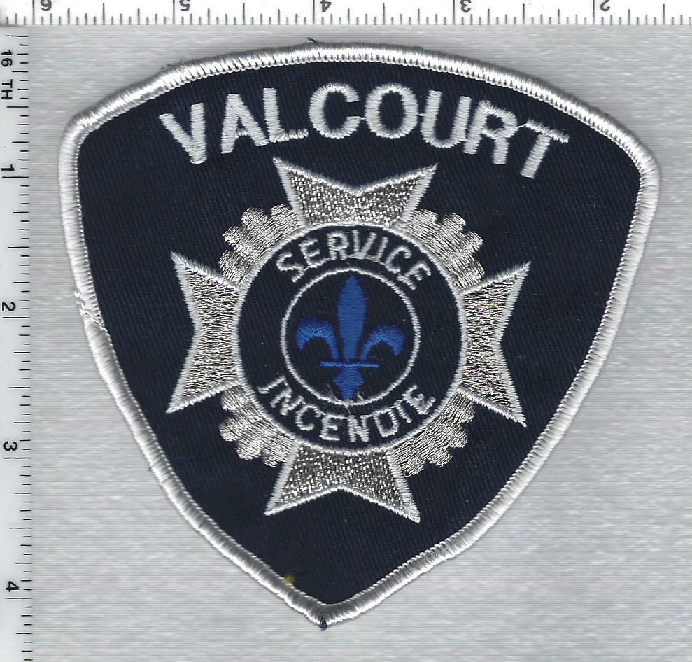 Valcourt Fire Department (Quebec, Canada) Shoulder Patch